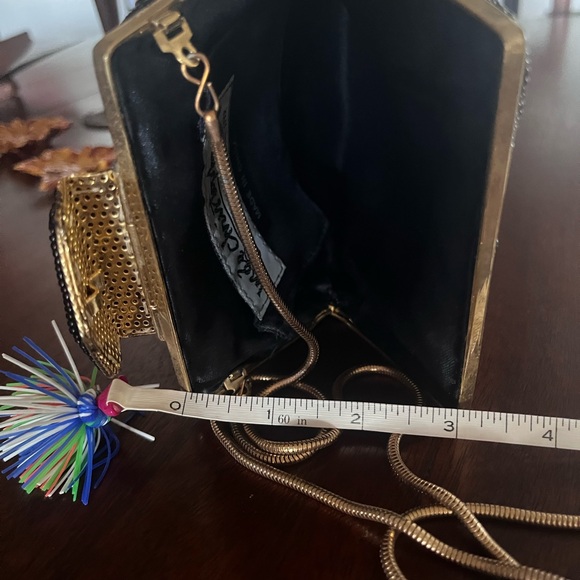 Inge Christopher beaded black and gold evening bag - Picture 13 of 13